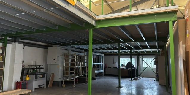 Mezzanine floor installation in Lincolnshire workshop 6